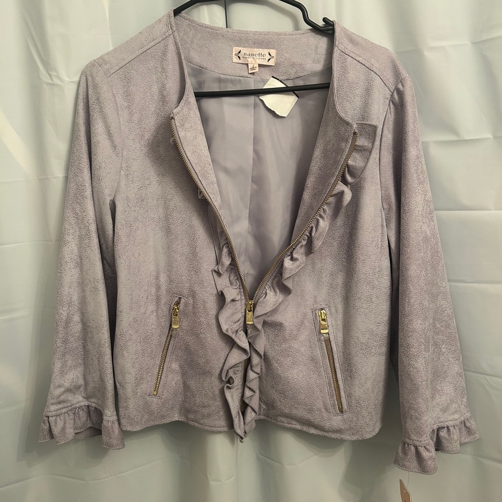 Lavender Ruffled Women's Jacket